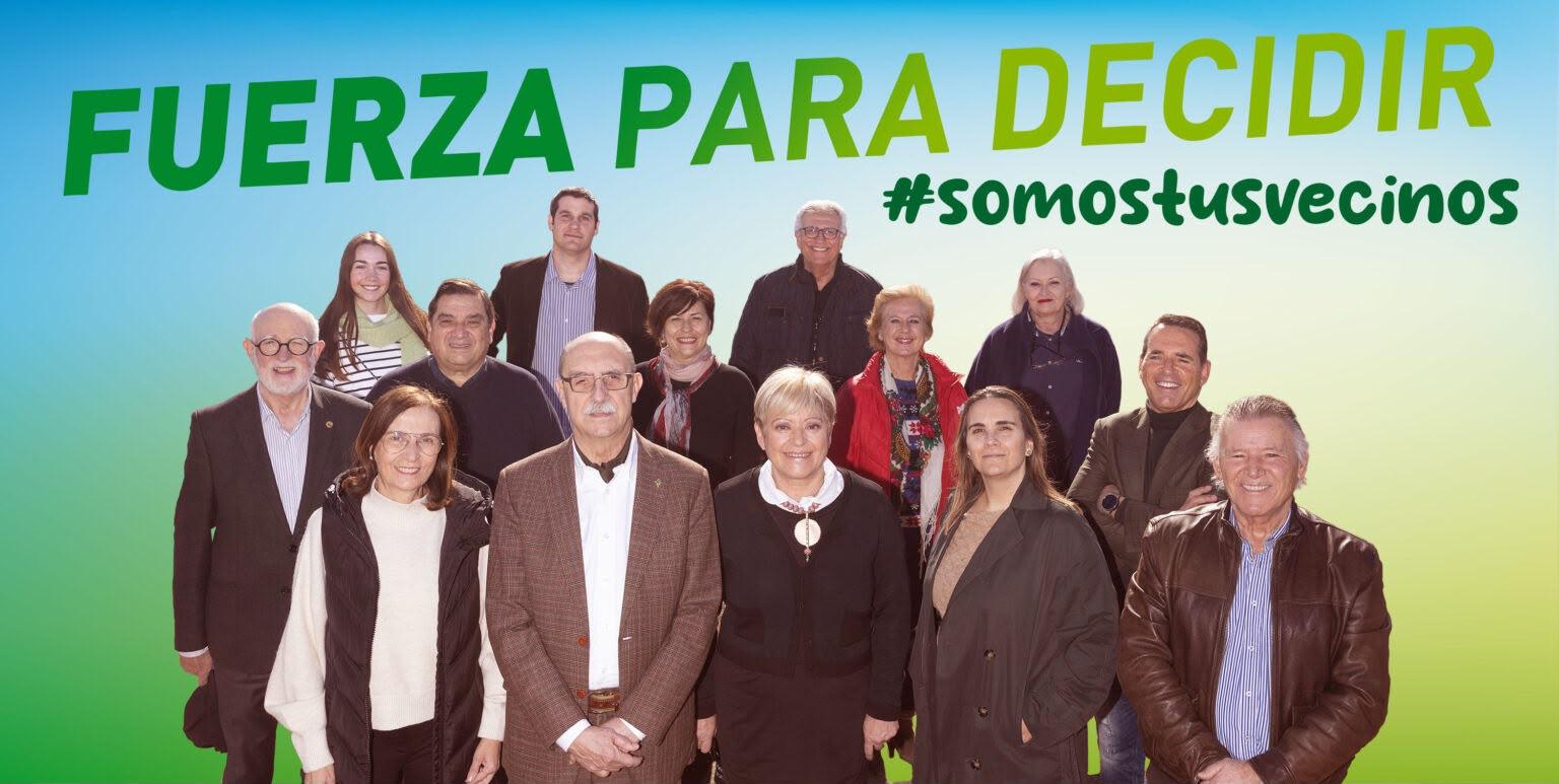 El equipo de Mas Camarena: Fuerza para decidir, #somostusvecinos